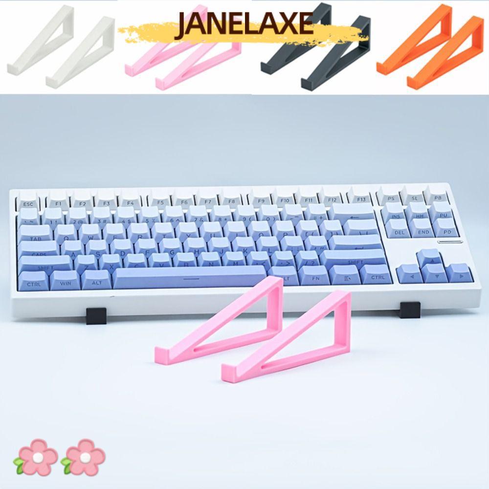 JANELAXE932JN 1 คู่คีย์บอร์ดขาตั้งยกระดับ, อุปกรณ์เสริมแบบพกพาคีย์บอร์ดคอมพิวเตอร์ Riser, Professional พลาสติกยกคีย์บอร์ดมุม Monitor Holder