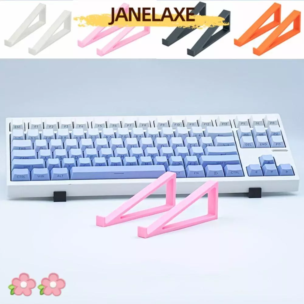 JANELAXE932JN 1 คู่คีย์บอร์ดขาตั้งยกระดับ, อุปกรณ์เสริมแบบพกพาคีย์บอร์ดคอมพิวเตอร์ Riser, Professional พลาสติกยกคีย์บอร์ดมุม Monitor Holder