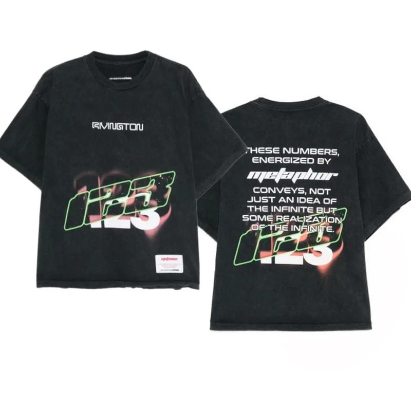 เสื้อยืด RRR123 คุณภาพดีสำหรับผู้ชายและผู้หญิง ผ้าหนา ทรงโอเวอร์ไซส์ รุ่น RRR-123 เสื้อยืดท็อปส์