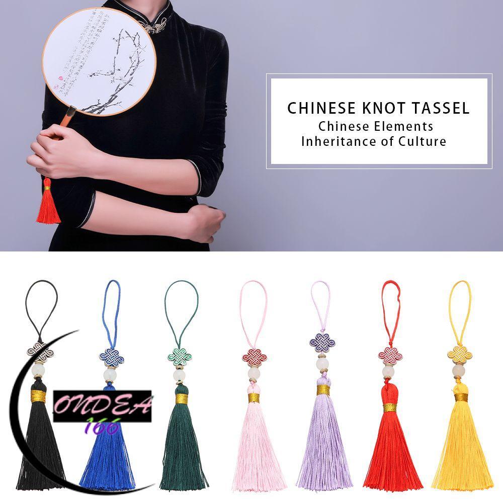 ONDEAL66 Knot พู่แขวนตกแต่ง 14 ซม. สไตล์ Element ปี