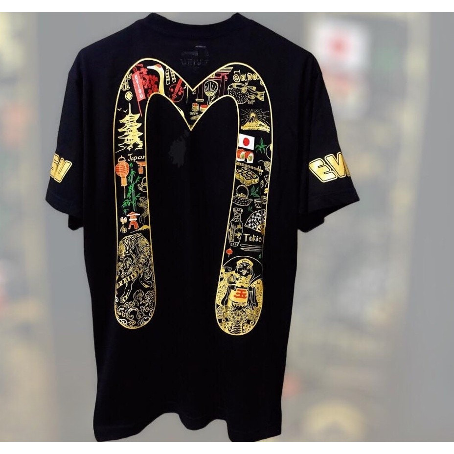 เสื้อยืดผ้าฝ้าย 100% ลายโชกุน สไตล์สำหรับทั้งชายและหญิง