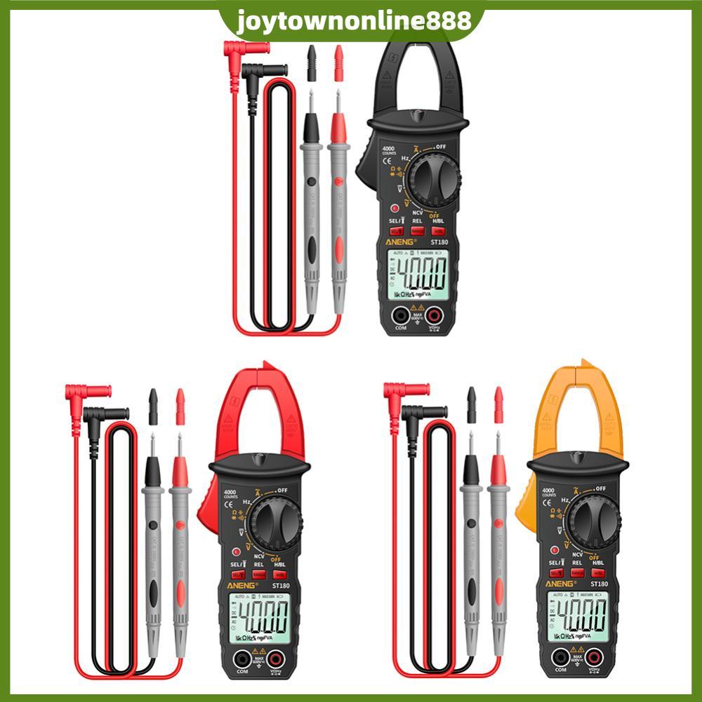 ST180 4000 นับ Digital Current Clamp Meter DC AC แอมป์มิเตอร์แรงดันไฟฟ้า NCV Tester [Joytownonline88