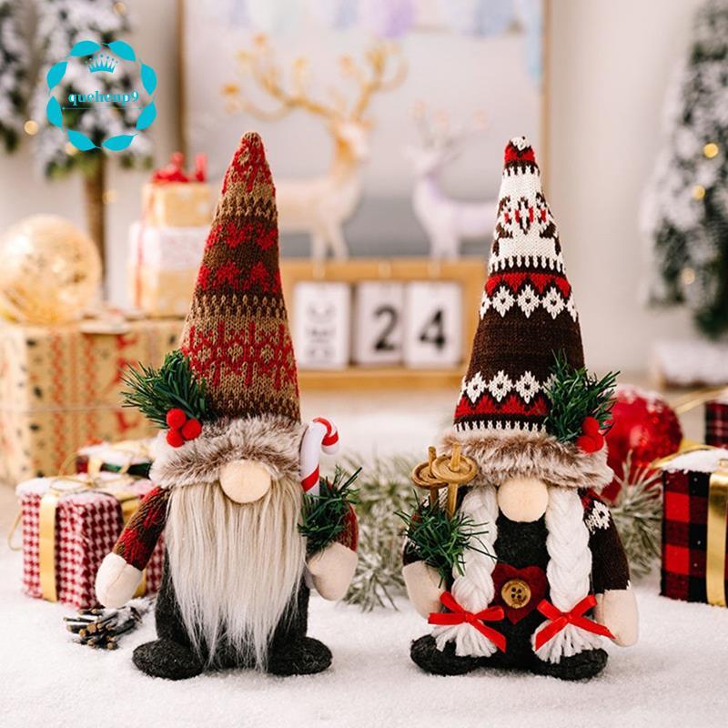 คริสต์มาส Gnome ตกแต่ง Chrismtas Gnome ตกแต่งบ้าน Handmade Christmas Gnome ในร่ม, เหมาะสําหรับตกแต่ง
