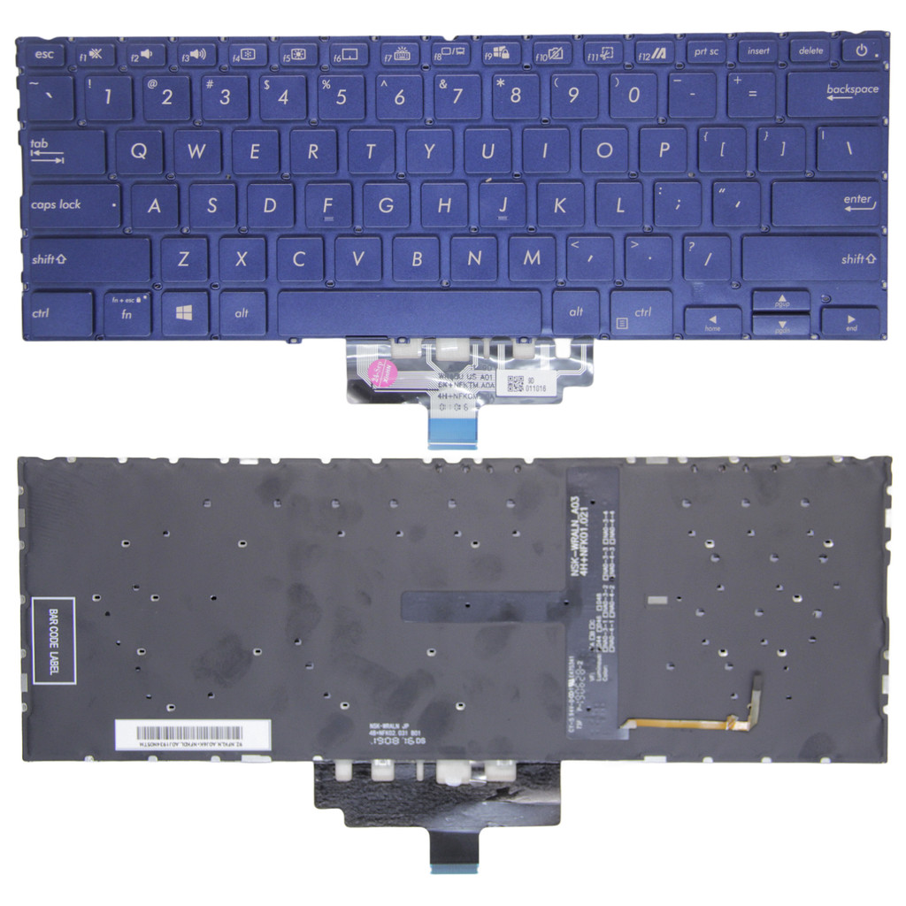เหมาะสําหรับ Asus UX434 UX434F UX434FA UX434FL UX434FLC UX434FQ คีย์บอร์ด
