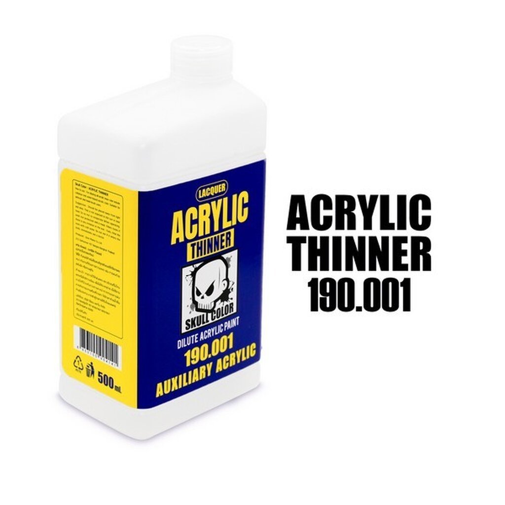 SKULL COLOR 190.001 ACRYLIC THINNER 500ML (AUXILIARY) VCA GUNDAM