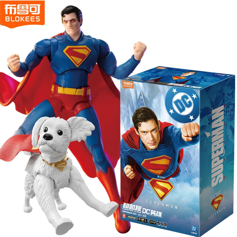 BLOKEGS DC Superman Clark Kent David Packard Corenswet Comics Action Figure Collection รูปภาพยนตร์ปร
