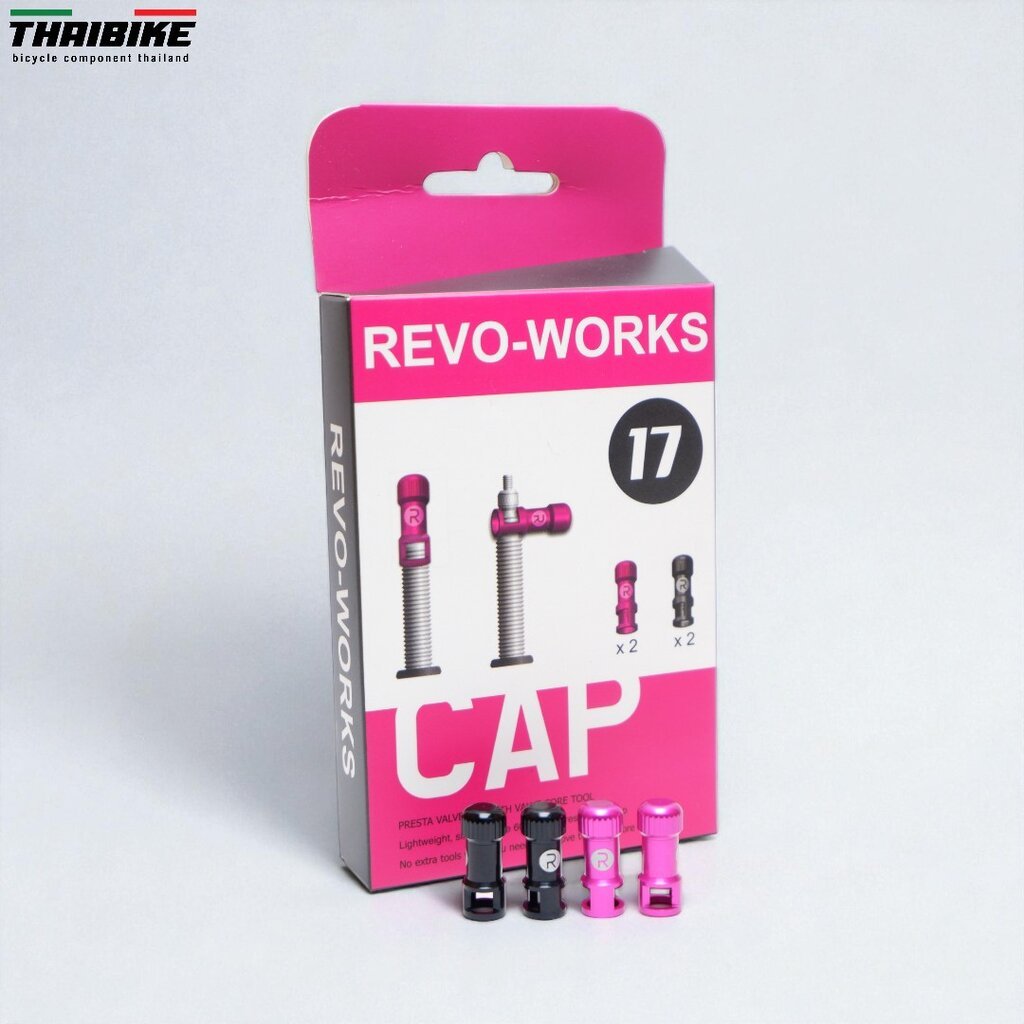 🛞 REVO‑WORKS CAP – จุกลมจักรยาน 2in1 ทั้งสวย ทั้งใช้ขันวาวล์ได้