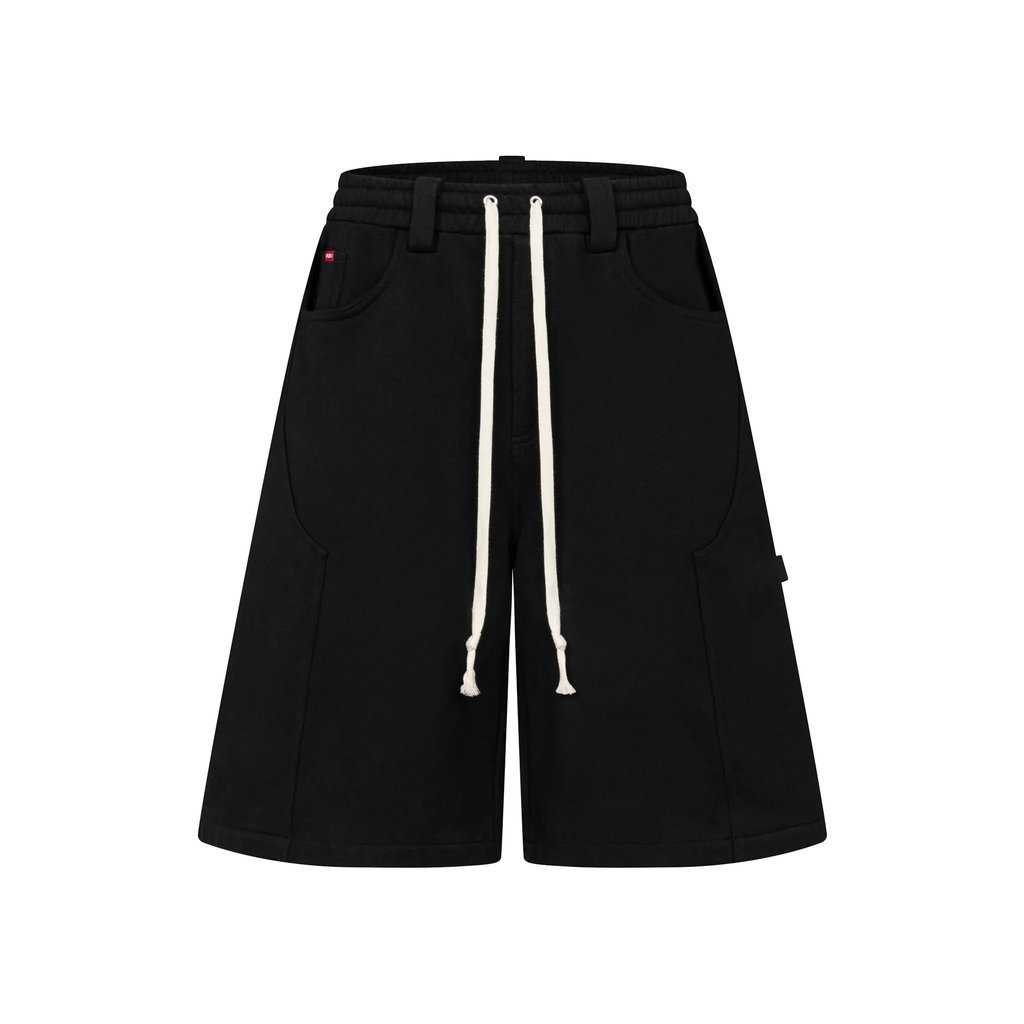 PUSH PUSH PP NIFTY SWEATSHORTS (สีดํา)