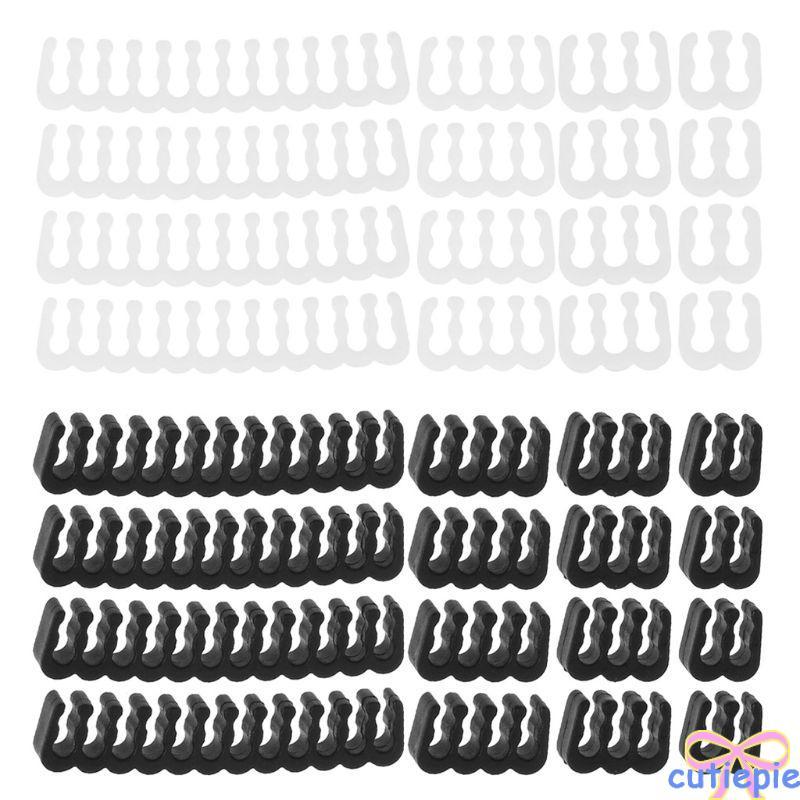 Cutie 16PCS PC Power Supply Connector 4 6 8 24 Pin Cables Manager สําหรับ GPU