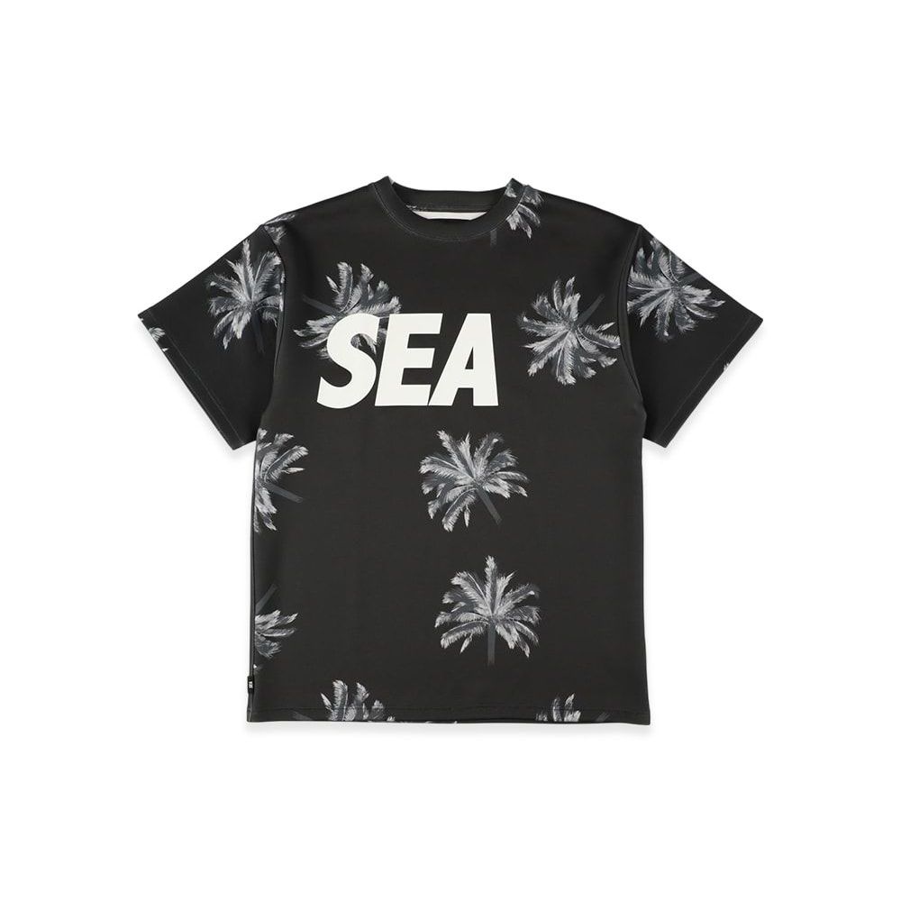WIND AND SEA Palm Tree SS Tee Black Unused