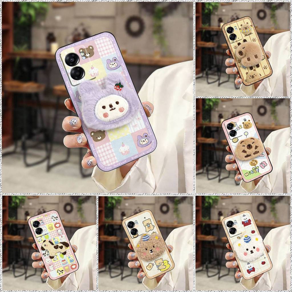 ทนทานซิลิโคนเคสโทรศัพท์สําหรับOPPO A77 5G Global/K10 5G Global/A56S 5Gกันกระแทกน่ารักการ์ตูนกระเป๋าF