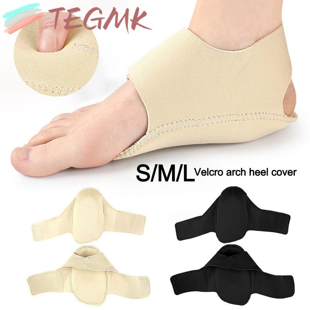 TEGMK Heel Protectors, Soft Plantar Fasciitis Relief Heel Support Cushion, กันกระแทก Achilles Tendon