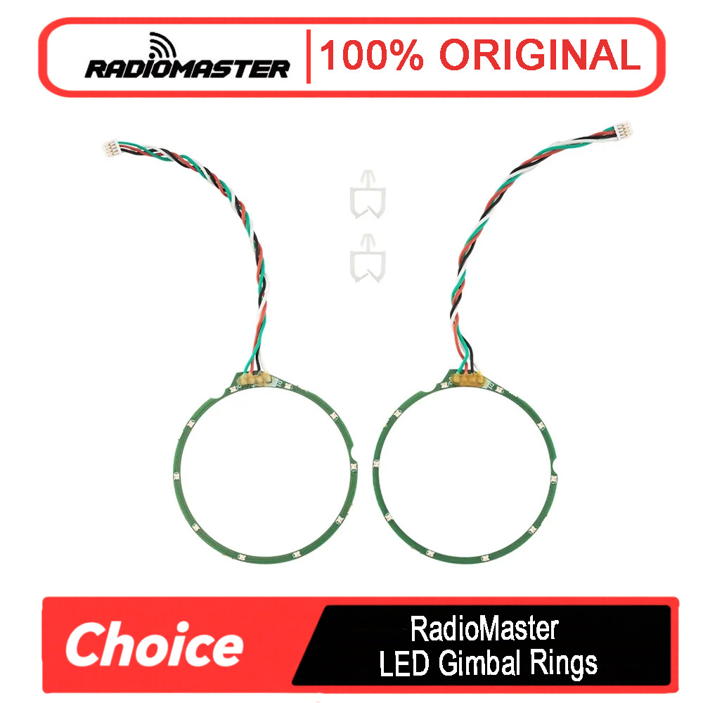 วงแหวนกิมบอล LED RadioMaster รองรับเอฟเฟกต์แสงแบบไดนามิกและแบบคงที่สําหรับวิทยุ TX15 Series