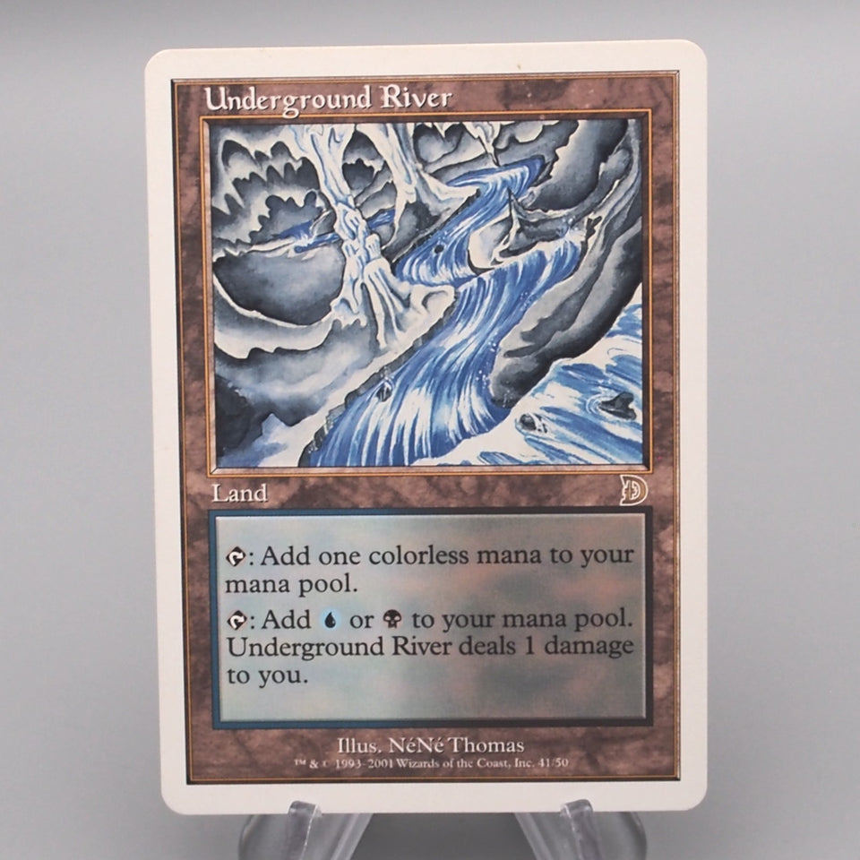 MTG Magic the Gathering Underground River 41/50 NM-EX 2001 English s739
