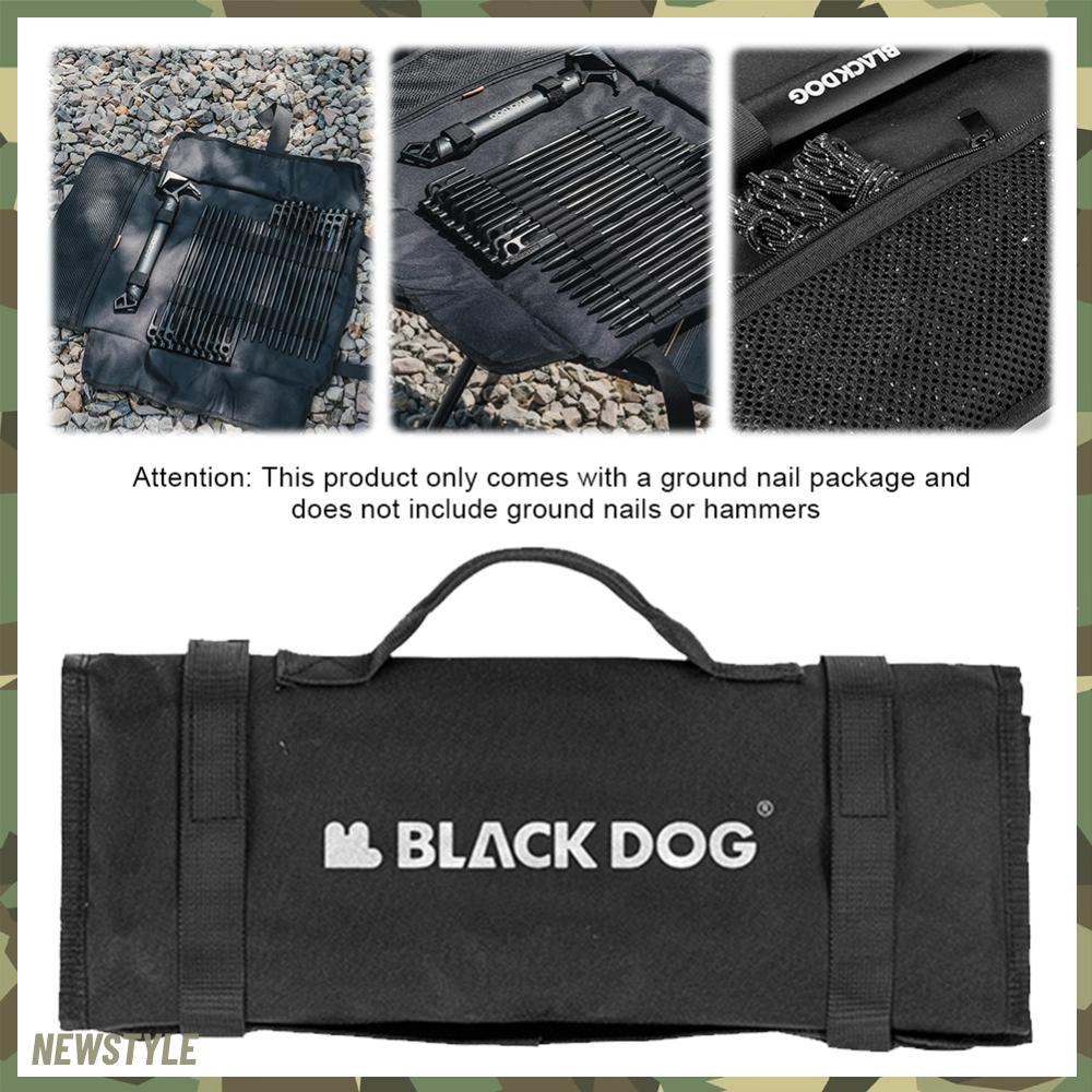 Camping Stake Bag เต็นท์แบบพกพา Stakes ถุงเก็บสําหรับเต็นท์หมุด Camping Hammer
