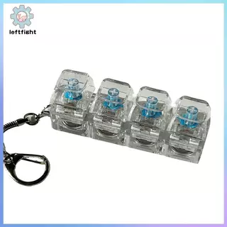 ซ้าย 4/9 คีย์คีย์บอร์ดแกนเครื่องทดสอบ LED คีย์บอร์ดของเล่นความเครียดบรรเทา DIY Fidget ปุ่ม Keycap Fidget พวงกุญแจของเล่นของขวัญ GHT