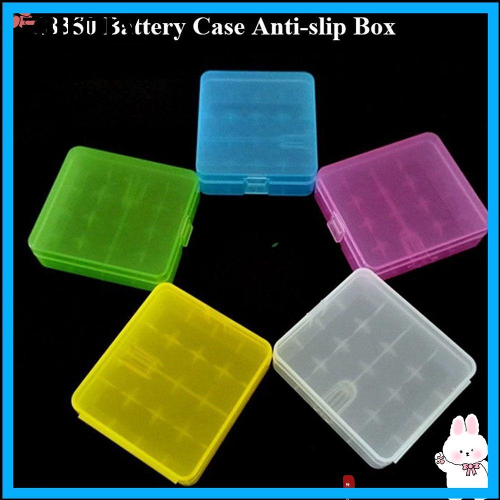 กล่องแบตเตอรี่ AURORY 18650, กันลื่น 4 แบตเตอรี่ AA AA , พลาสติก Coloful Battery Holder Storage 1835
