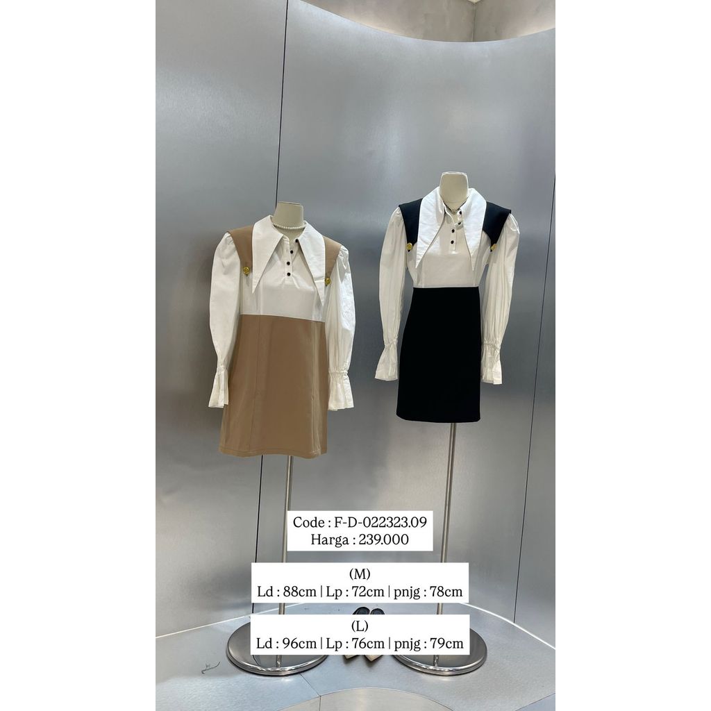 DD- COLLAR MINI DRESS022323.09