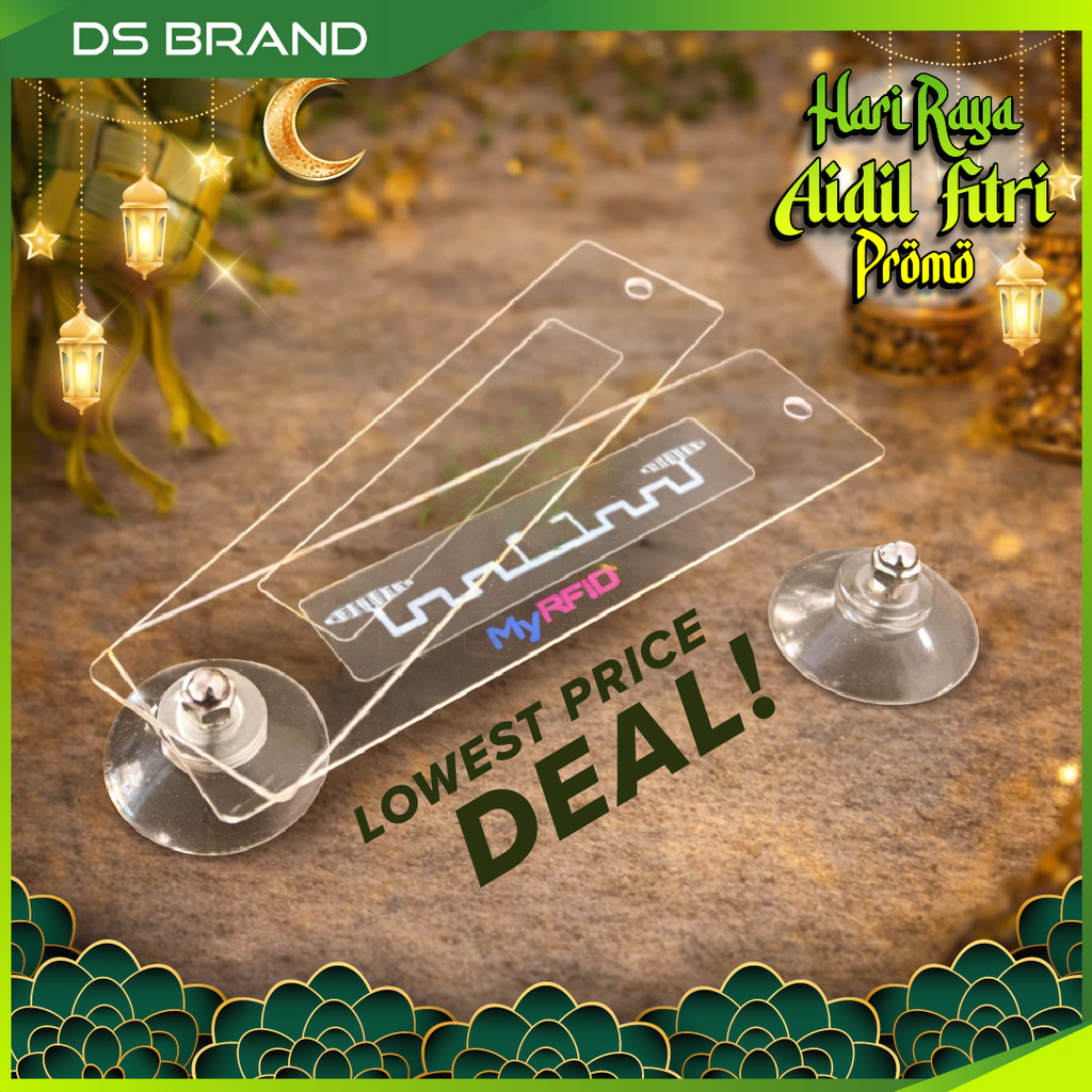 RFID Holder RFID Touch n Go TNG RFID Tag Sticker Smart Tag For Car (Even Tinted windscreen สามารถสแก