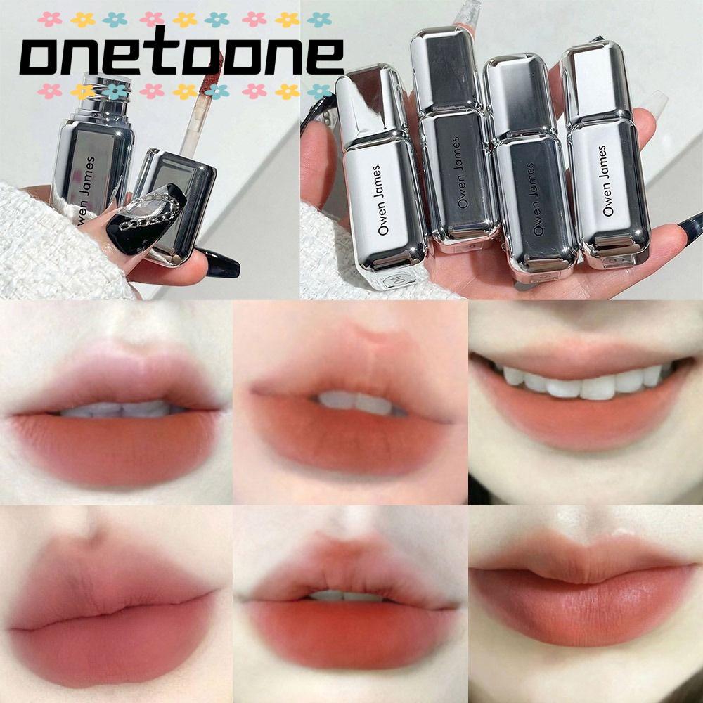 ONETOONE Matte Lipstick, Non-fade Low Saturation Cosmetics Lipstick, Soft Mist Long Lasting Velvet L