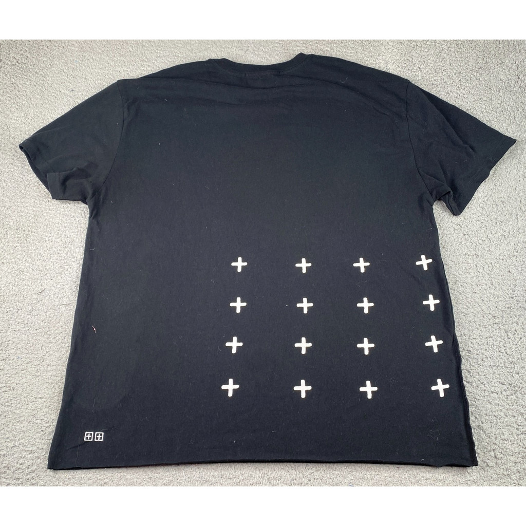 เสื้อยืดแขนสั้น Ksubi ผ้าฝ้าย 100% เหมาะสำหรับทั้งผู้ชายและผู้หญิง ลายพิมพ์ด้านหน้า