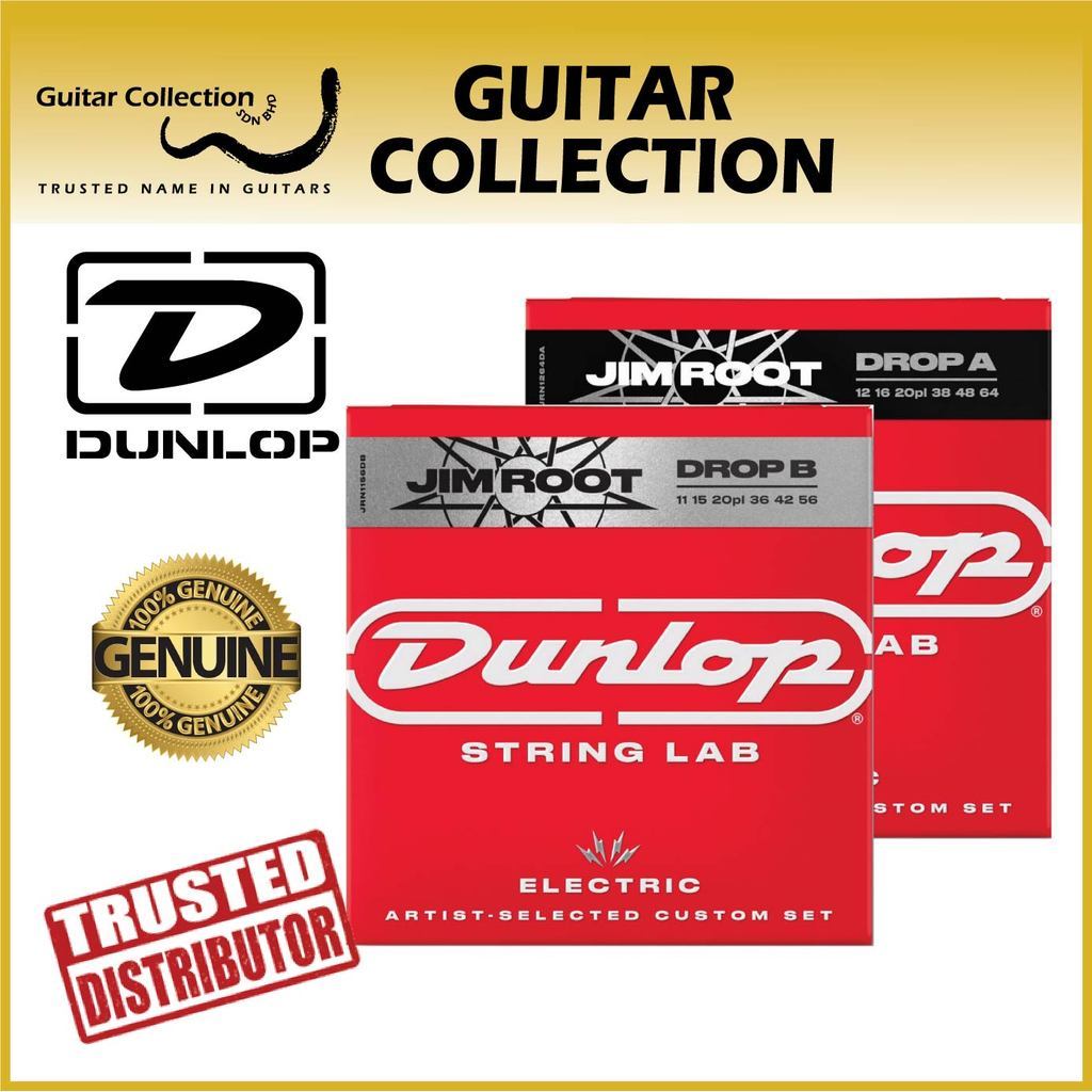 Jim Dunlop Jim Root Signature String Lab สายกีตาร์ไฟฟ้า (JRN1264DA / JRN1156DB)