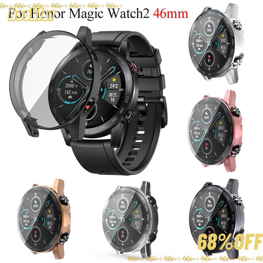 BOOKFOR ป้องกันหน้าจอ Slim เกราะป้องกัน Ultra Thin 360 คลุมทั้งหมดสําหรับ Honor Magic Watch 2 46 มม.