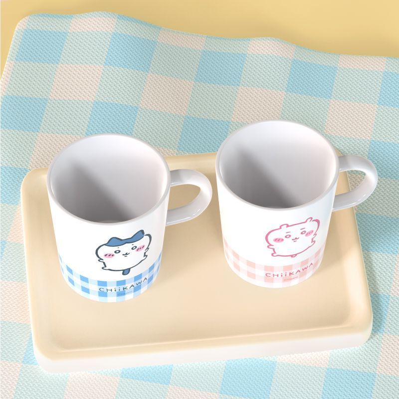 [MINISO] MINISO MINISO แก้วเซรามิค Chikawa Chiikawa Chiikawa แก้วมัคน่ารักโฮมออฟฟิศหอพัก