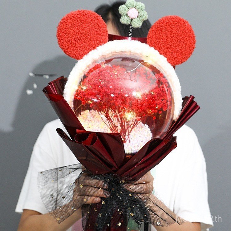 MJshop Bobo Ball Gypsophila Bouquet ทนทาน Glory สะดุดตา ของขวัญสร้างสรรค์