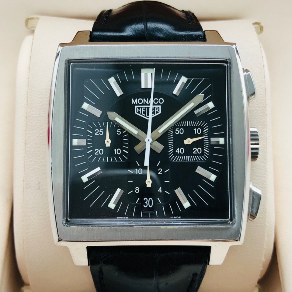 TAG Heuer Monaco CW2111.FC6171 นาฬิกาผู้ชายกลไกอัตโนมัติ