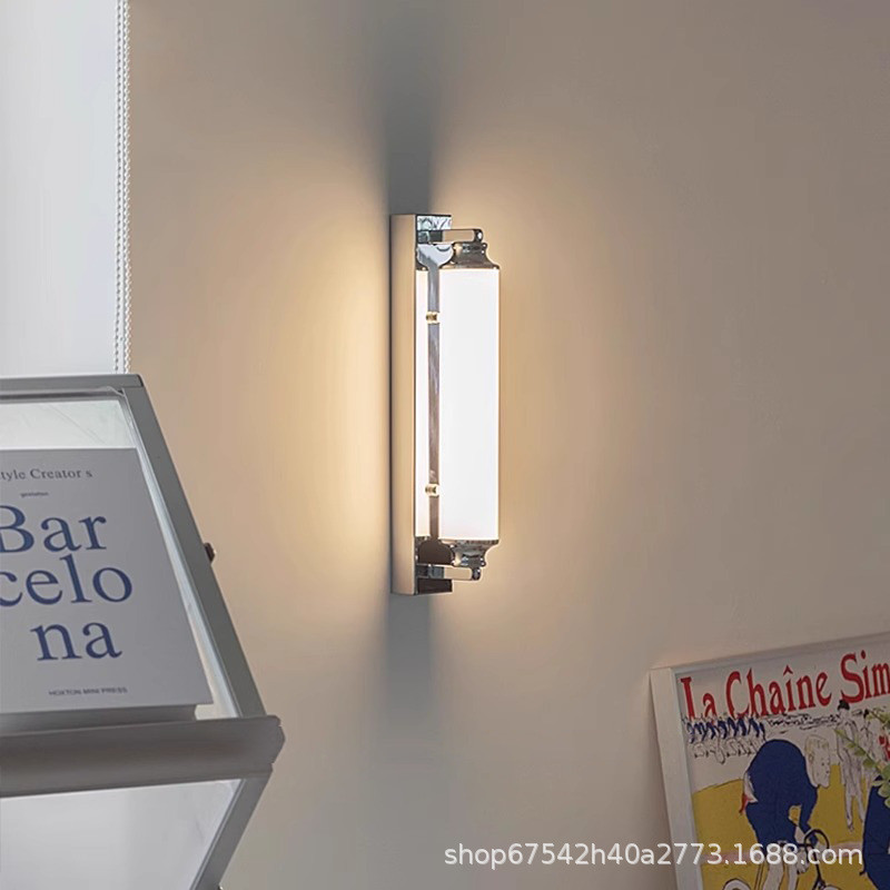 Vintage Bauhaus Long Wall Lamp Modern Minimalist Bathroom Picture Frame Light Toilet Mirror Front Li