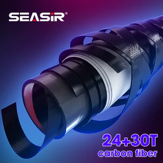 Seasir Rexcast 20KG ลากสูงสุด 15 เดือนรับประกันเบ็ดตกปลายาวคาร์บอนไฟเบอร์ Zirconia ท่องเที่ยวแหวน 1.65M-2.43M น้ําหนักล่อ 4-25g ระยะทางโยน Rod ML/M/MH Spining & Casting
