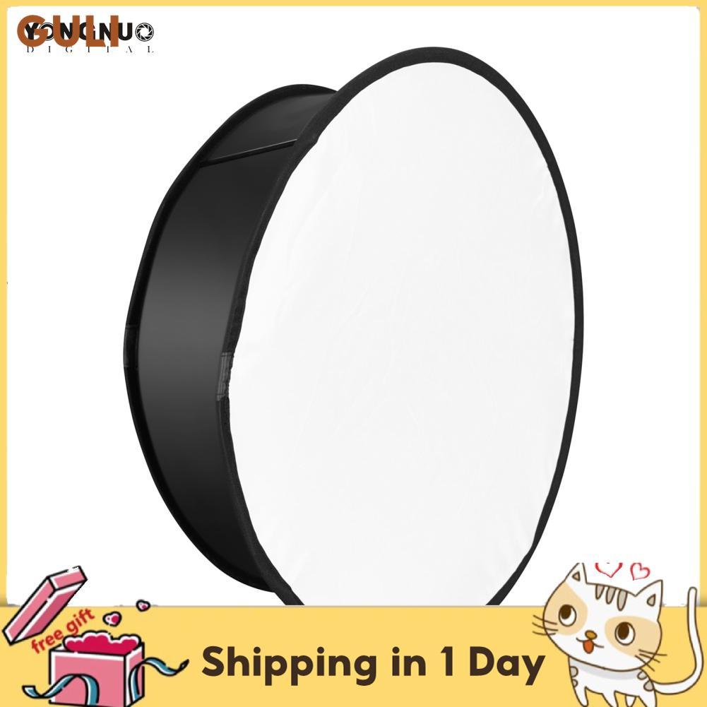 Guli Guli YONGNUO YN45-1 45 ซม./18in รอบ Softbox Diffuser พับได้พร้อมกระเป๋าถือสำหรับ YN300/YN300 II
