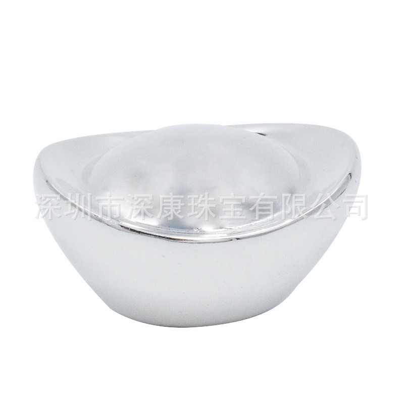 Solid Pure Silver Ingot Fu ตัวอักษร Na Cai Jinbao Silver Ingot 999 เงินสเตอร์ลิง Ingot 100g ไฟฟ้าหล่