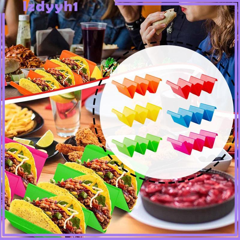 [JoyDIY] Taco Holder Stand Compact Taco Baking Rack สําหรับรวบรวมร้านอาหารปาร์ตี้