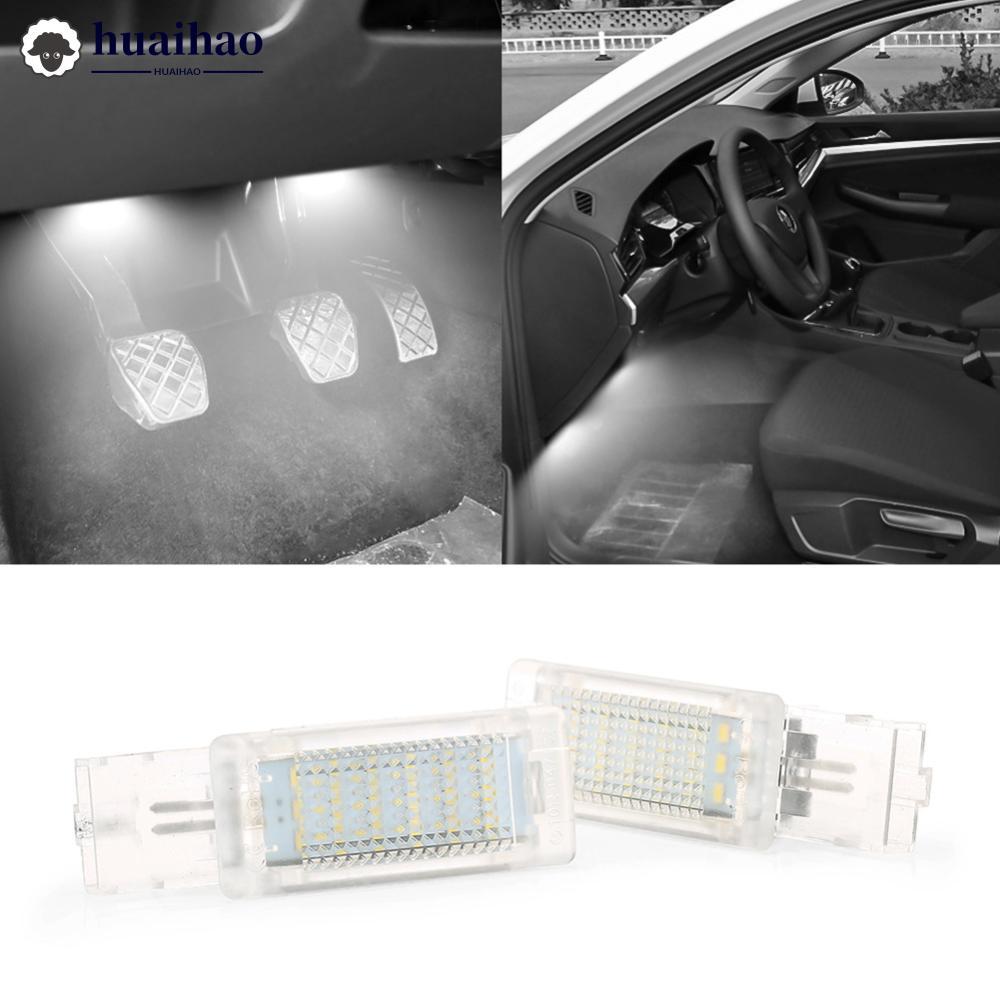 HUAIHAO 1 PC รถ LED ภายใน Footwell Light Courtesy Footwell ภายใต้ประตูสําหรับ VW Golf 5/6/7 Plus Pol