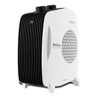 Aquecedor Philco 2 em 1 com 3 Níveis de Potência PAQ2000B Branco e Preto