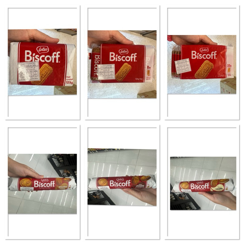 Lotus Biscoff Caramalised Biscuit 125 G. โลตัส บิสกิต คาราเมล / Biscoff Cream Sandwich Biscuits / Mi