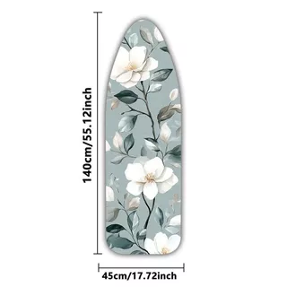 AIPING ฝาครอบที่รองรีดทนความร้อนที่ทนต่อคราบ พิมพ์ 45*140 ซม. โต๊ะรีดผ้าแบบยืดหยุ่น โต๊ะรีดผ้าแบบผ้า