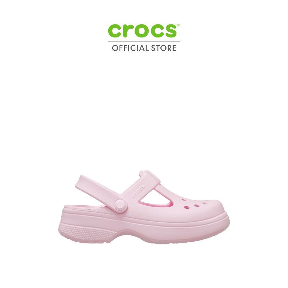 CROCS รองเท้าลำลองเด็ก CLASSIC MARY JANE CLOG  รุ่น CS 210615-6ZW - PINK MILK