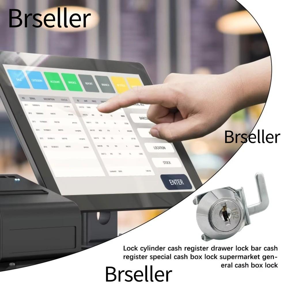 BRSELLER Mini Cam Lock พร้อมคลิปด่วน, Rust-Resistant Easy Replacement Cash Box Lock, Lock, Lock Meta