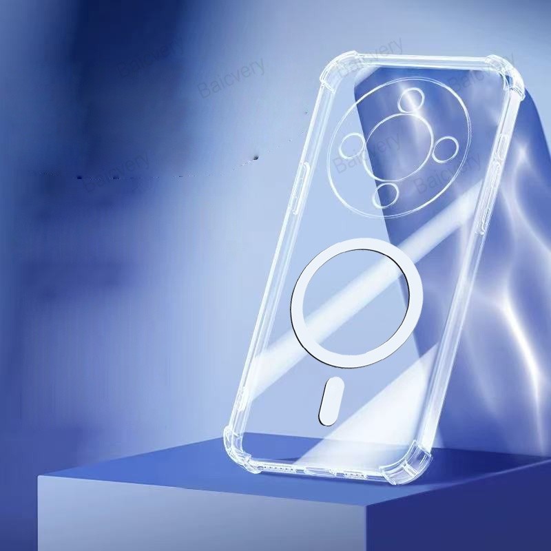 กันกระแทกโทรศัพท์สําหรับ Honor X9D X9A X9B โปร่งใสนุ่มสําหรับ Honor X9C X9C สมาร์ทพร้อมสติกเกอร์แม่เ