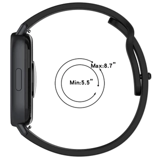 【เคส+สาย】สำหรับ redmi watch 5 active, Rubber สายคล้อง+PC เคส สำหรับ redmi watch 5 lite, สายคล้อง redmi watch 5 active