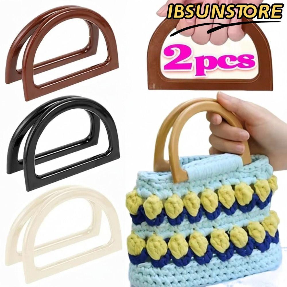 IBSUNSTORE ที่จับกระเป๋า D-Shape เรซิ่น ขนาด 12 x 8 cm
