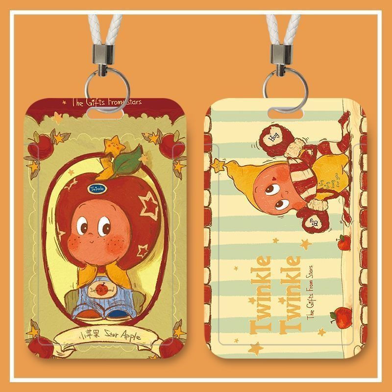 ผู้ถือบัตรนักเรียน/บัตรวิทยาเขต/บัตรอาหาร/รถบัส/รถไฟใต้ดิน ลายการ์ตูนอะนิเมะ ฝาปิดป้องกัน รหัส