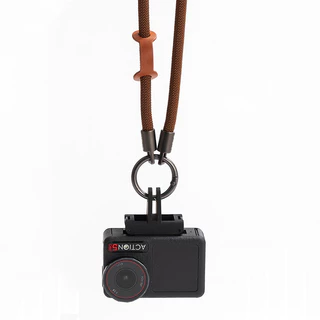 2 ใน 1 สำหรับ DJI Action 5Pro / 4/3 ซิลิโคนกรณีปกป้องด้วยฝาเลน + กล้องป้องกันการสูญเสีย Lanyard อุปกรณ์เสริมกล้องกีฬา