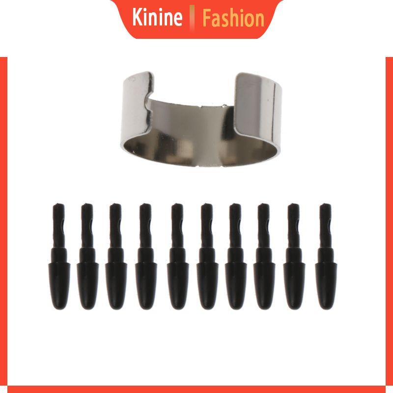 KIN 10 Pack เปลี่ยน Nibs สําหรับการวาดภาพสไตลัสแท็บเล็ตเหมาะสําหรับ XP-Pen H640P