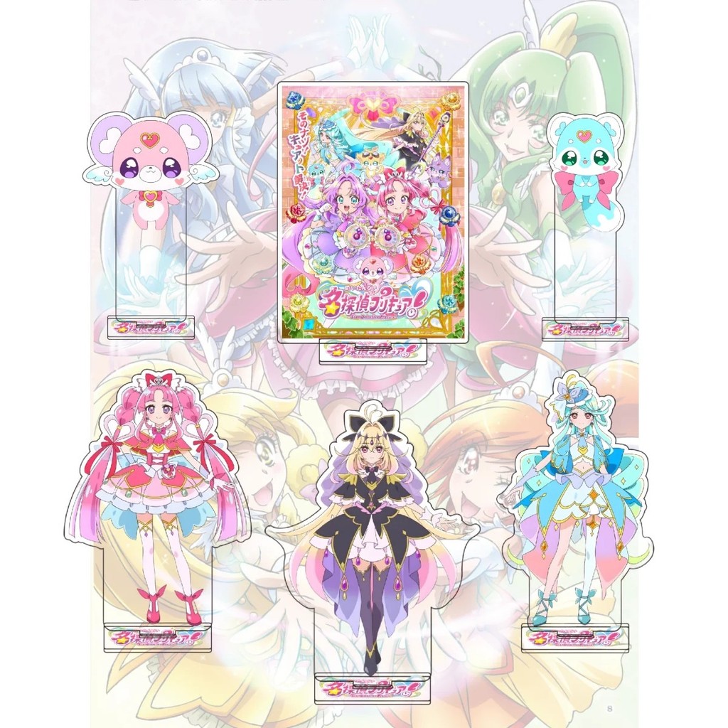 Standee อะนิเมะ Wonderful Precure Mica อะคริลิค 15 ซม.โต๊ะศึกษาตกแต่งน่ารักตกแต่งของขวัญสะสมสําหรับแฟนๆ
