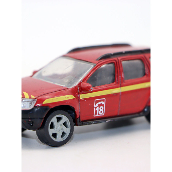 [โมเดลรถ] Norev Norev 1 64 Alloy Car Dacia Ouster 2010 Dacia SUV Fire Truck Model
