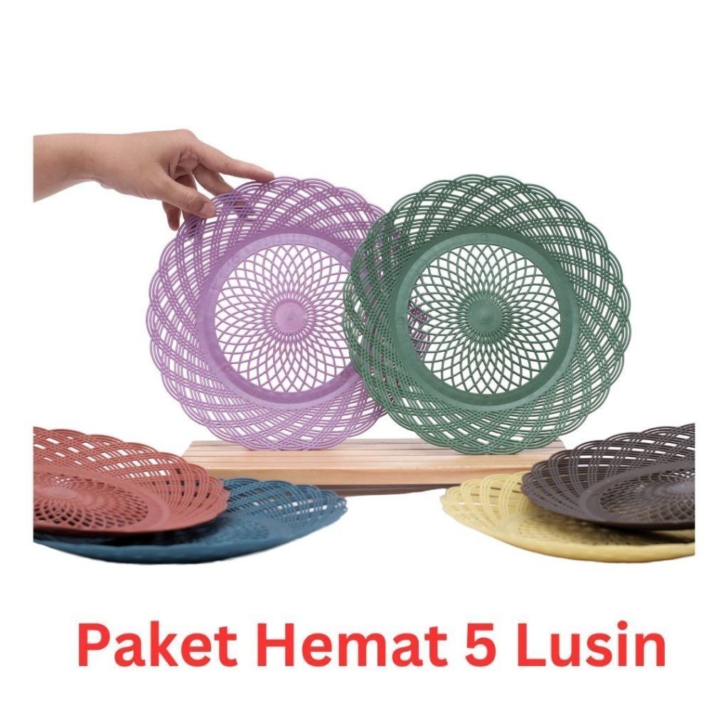 LJ SL หวายพลาสติกทอ 23 ซม. สีสุ่ม - 5 โหล